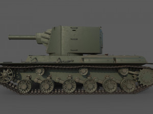 KV 2 model 1939 3D Модель