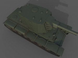 KV 2 model 1939 3D Модель
