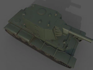 KV 2 model 1939 3D Model