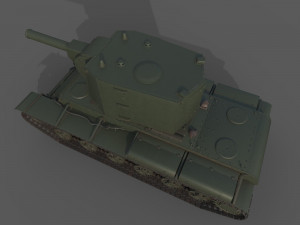 KV 2 model 1939 3D Модель