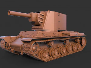 KV 2 model 1939 3D Model