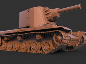 KV 2 model 1939 3D Модель