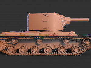 KV 2 model 1939 3D Модель