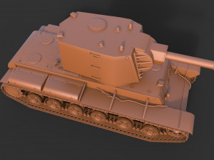 KV 2 model 1939 3D Модель