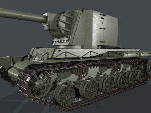 KV 2 model 1939 3D Модель