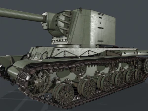 KV 2 model 1939 3D Model