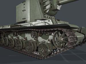 KV 2 model 1939 3D Модель