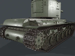 KV 2 model 1939 3D Model