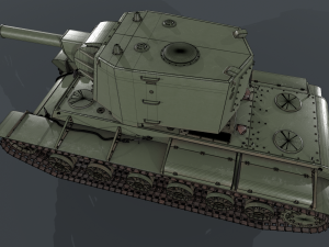 KV 2 model 1939 3D Модель