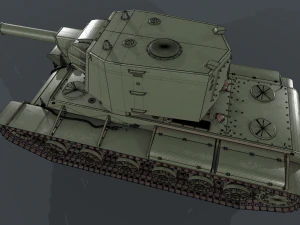 KV 2 model 1939 3D Model