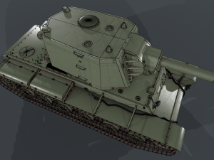 KV 2 model 1939 3D Модель