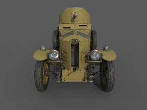 Armored Car 1914 Modelo 3D