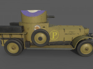 Armored Car 1914 Modelo 3D
