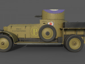 Armored Car 1914 Modelo 3D