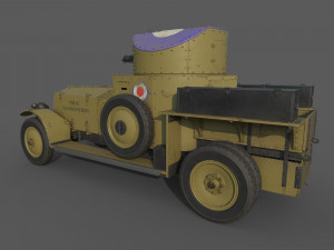 Armored Car 1914 Modelo 3D