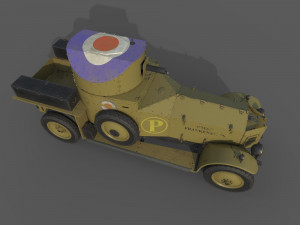 Armored Car 1914 Modelo 3D