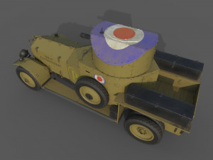 Armored Car 1914 Modelo 3D