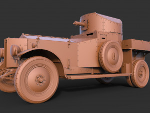 Armored Car 1914 Modelo 3D