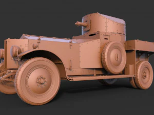 Armored Car 1914 3D Model