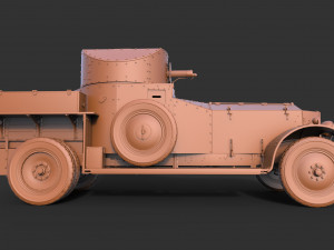 Armored Car 1914 Modelo 3D