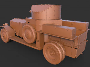 Armored Car 1914 3D Model