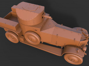 Armored Car 1914 Modelo 3D