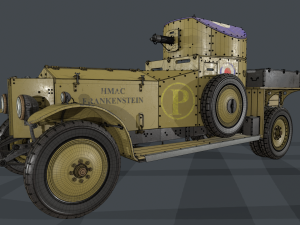 Armored Car 1914 Modelo 3D
