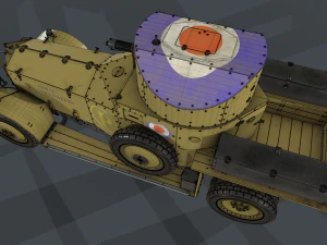 Armored Car 1914 3D Model
