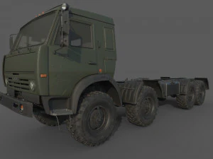 カマズ 63501 3Dモデル