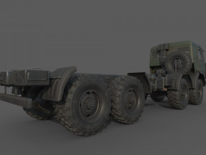 Kamaz 63501 3D 모델