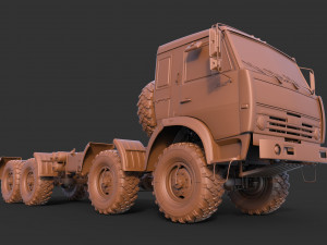 Kamaz 63501 3D 모델