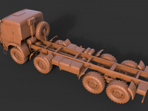 Kamaz 63501 3D 모델