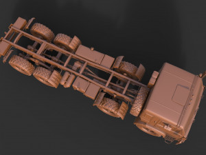 Kamaz 63501 3D 모델