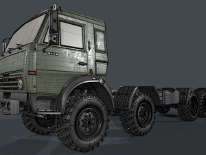 Kamaz 63501 3D 모델