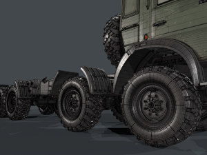 Kamaz 63501 3D 모델