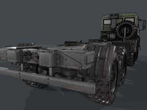 Kamaz 63501 3D 모델
