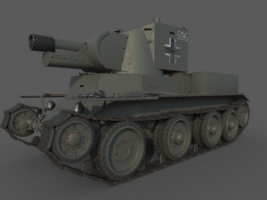 BT 42 Tank 3D Model