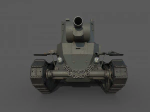 BT 42 Tank 3D Model