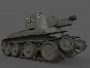 BT 42 Tank 3D मॉडल