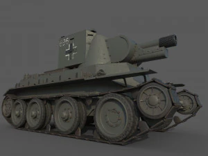 BT 42 Tank 3D Model