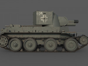 BT 42 Tank 3D मॉडल