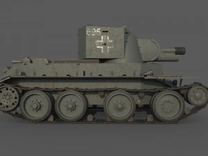 BT 42 Tank 3D Model