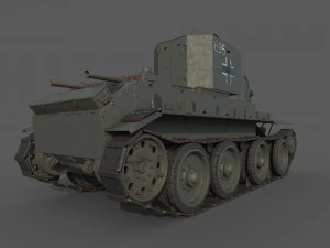 BT 42 Tank 3D Model