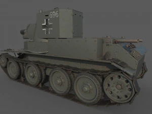 BT 42 Tank 3D Model