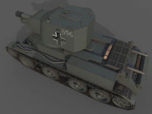 BT 42 Tank 3D Model