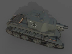 BT 42 Tank 3D Model