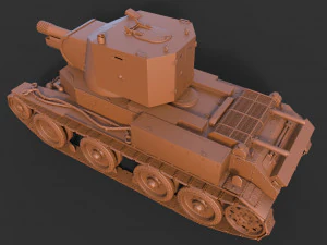 BT 42 Tank 3D Model