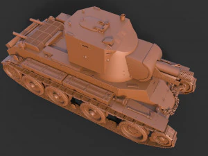 BT 42 Tank 3D Model