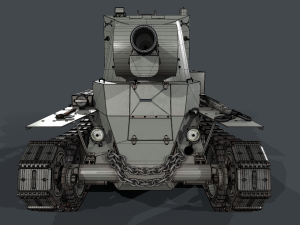 BT 42 Tank 3D मॉडल