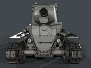 BT 42 Tank 3D Model